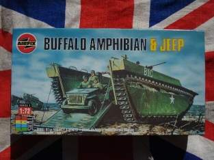 Airfix A02302  Buffalo Amphibian met Willy Jeep